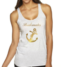 Bride, Maid of Honor, Bridesmaids T-Shirts Nautical Theme