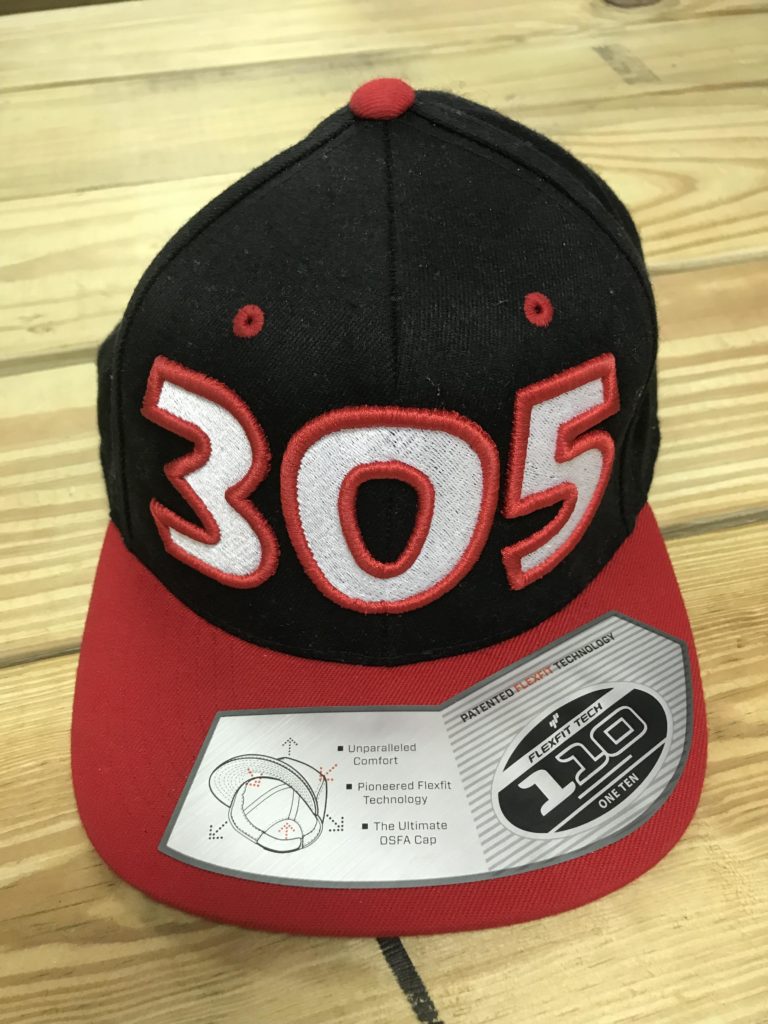 305 snap back hat